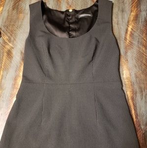 4/15$ BUNDLEBlack pinstripe "express studio" dress